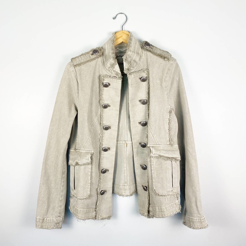 Free People We The Free RARE Last Dance Military Blazer Jacket Size Medium